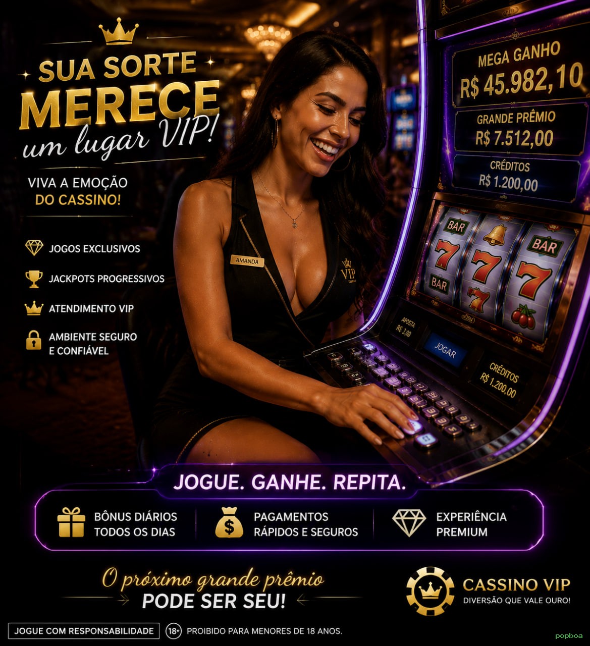 Registro popboa - cadastro rápido